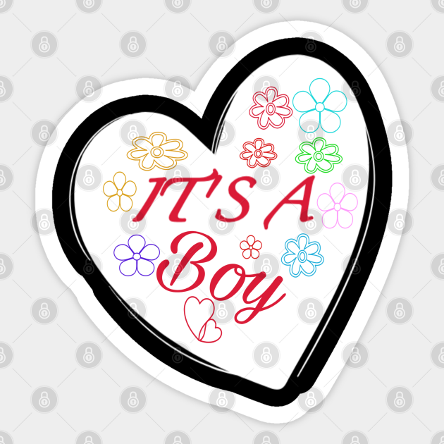 Its A Boy Gender Reveal Its A Boy Gender Reveal Sticker Teepublic 0257